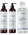 Vysn Unisex Complete Daily Cleanse Trio