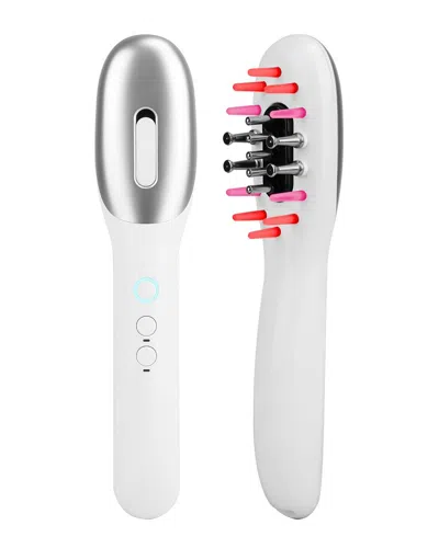 Vysn Unisex Electric Scalp Massage Comb With Microcurrent & Vibration In White