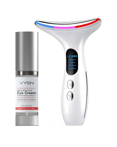 Vysn Unisex Face & Neck Care Duo In White