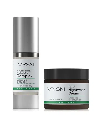 Vysn Unisex Nighttime Renewal Duo In White