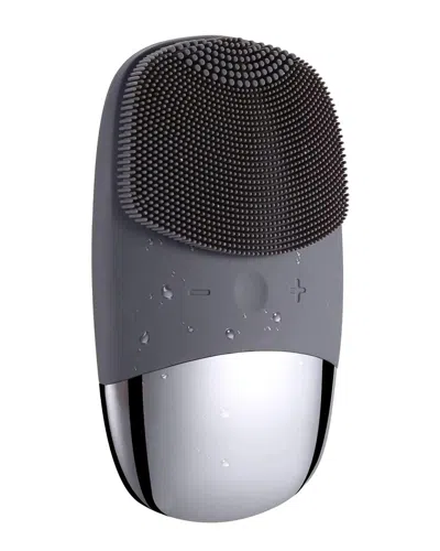 Vysn Unisex Pureglow Silicone Face Scrubber In Gray