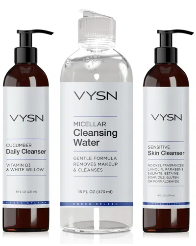 Vysn Unisex Sensitive Skin Trio In White