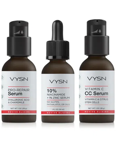 Vysn Unisex Serum Synergy Trio In White