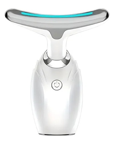 Vysn Unisex Thermoheal Neck & Face Anti-aging Device - Hot Compress Massage Therapy Device In White