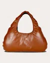 W 78 St Women's Large Nappa Lambskin Cloud Bag In Brown