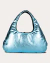 W 78 ST WOMEN'S LARGE PEARLIZED LAMBSKIN CLOUD BAG