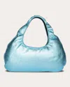 W 78 ST WOMEN'S MEDIUM PEARLIZED LAMBSKIN CLOUD BAG