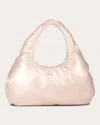 W 78 St Women's Medium Pearlized Lambskin Cloud Bag In Pink