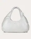 W 78 ST WOMEN'S MEDIUM PEARLIZED LAMBSKIN CLOUD BAG