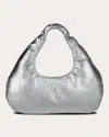 W 78 ST WOMEN'S MICRO METALLIC LAMBSKIN CLOUD BAG