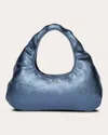 W 78 ST WOMEN'S MICRO METALLIC LEATHER CLOUD BAG