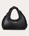 W 78 St Women's Micro Nappa Lambskin Cloud Bag In Black