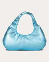 W 78 ST WOMEN'S MICRO PEARLIZED LAMBSKIN CLOUD BAG