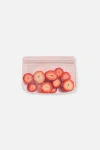 W & P Porter 10 oz Silicone Reusable Snack Bag In Pink