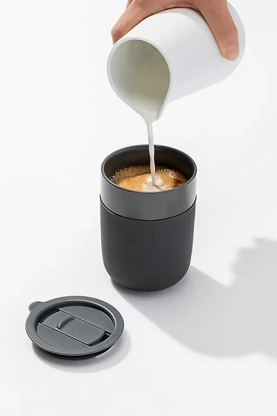 W & P Porter 12 oz Ceramic Mug In Charcoal