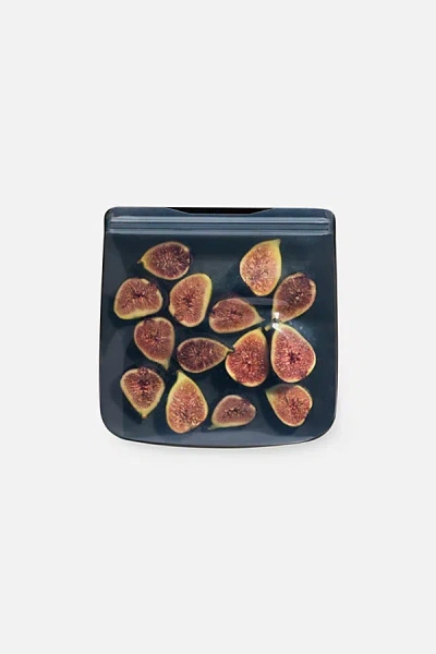 W & P Porter 34 oz Silicone Reusable Sandwich Bag In Charcoal