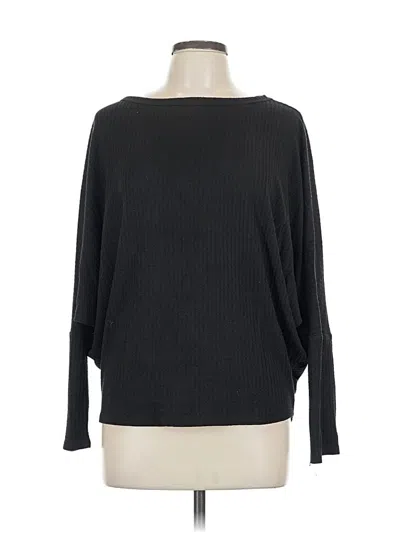 Pre-owned W. By Wantable 3/4 Sleeve T-shirt In Black