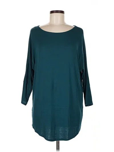 Pre-owned W. By Wantable 3/4 Sleeve T-shirt In Blue