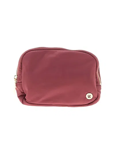 Pre-owned W. By Wantable Belt Bag In Burgundy