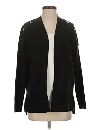 Pre-owned W. By Wantable Cardigan Sweater In Black