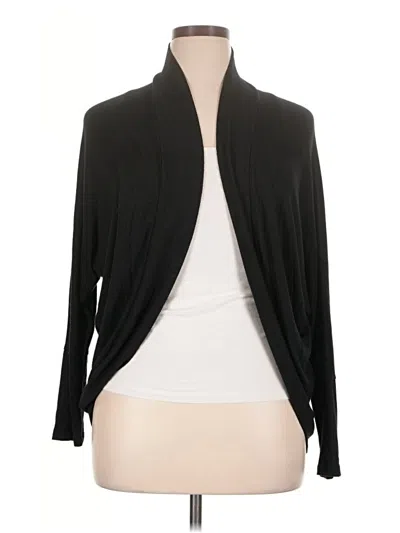 Pre-owned W. By Wantable Cardigan Sweater In Black
