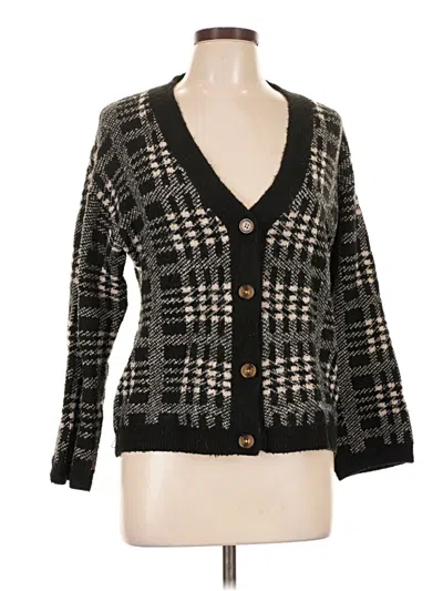 Pre-owned W. By Wantable Cardigan Sweater In Black