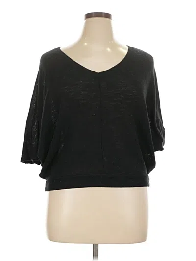 Pre-owned W. By Wantable Cardigan Sweater In Black