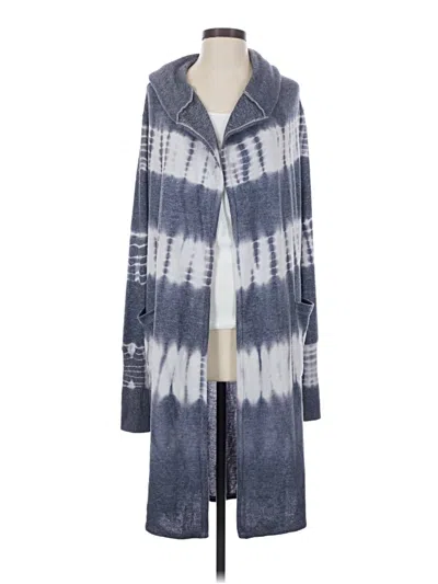 Pre-owned W. By Wantable Cardigan Sweater In Blue