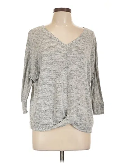 Pre-owned W. By Wantable Cardigan Sweater In Silver
