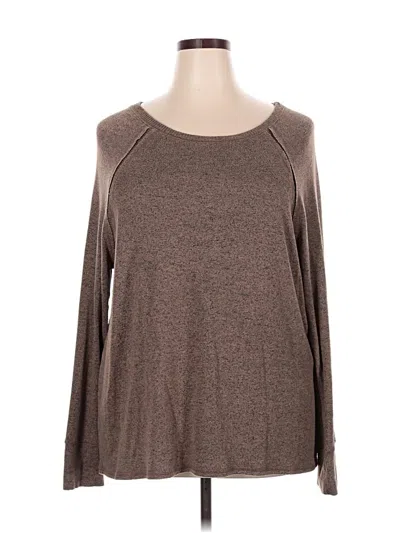 Pre-owned W. By Wantable Pullover Sweater In Brown