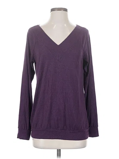 Pre-owned W. By Wantable Pullover Sweater In Purple