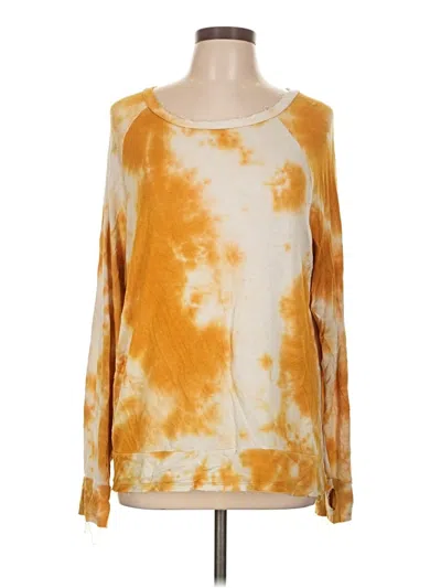 Pre-owned W. By Wantable Pullover Sweater In Yellow