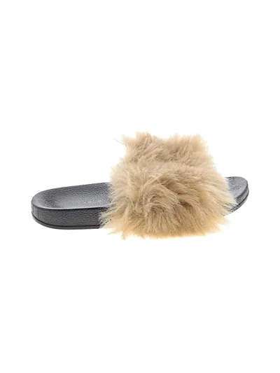 Pre-owned W. By Wantable Sandals In Tan