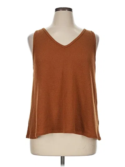 Pre-owned W. By Wantable Sweater Vest In Brown