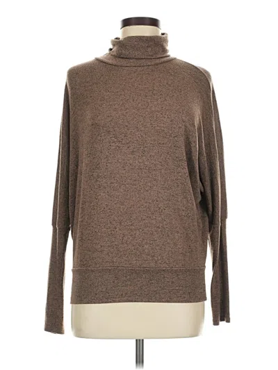 Pre-owned W. By Wantable Turtleneck Sweater In Brown