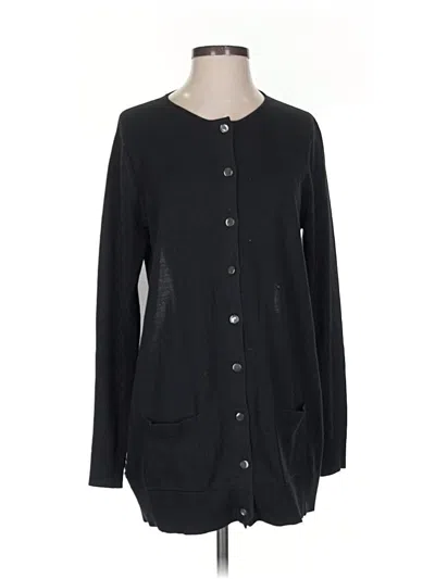 Pre-owned W By Worth Cardigan Sweater In Black