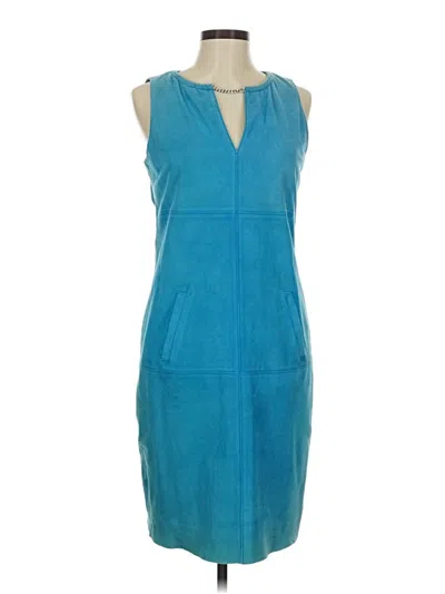 Pre-owned W By Worth Casual Dress In Blue