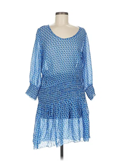 Pre-owned W By Worth Casual Dress In Blue
