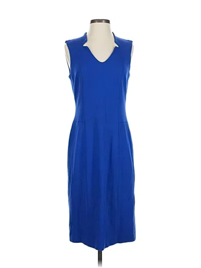 Pre-owned W By Worth Casual Dress In Blue