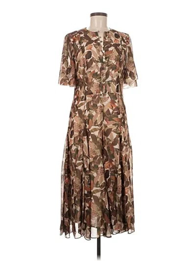 Pre-owned W By Worth Casual Dress In Brown