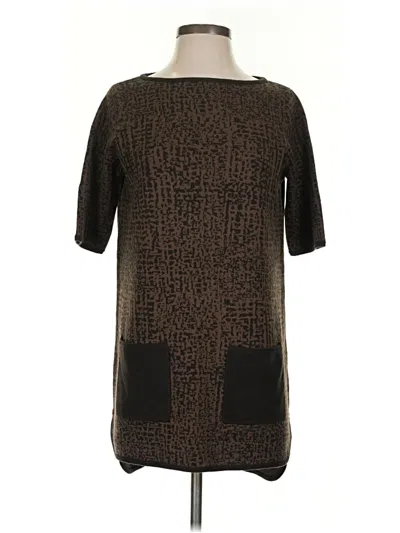 Pre-owned W By Worth Casual Dress In Brown