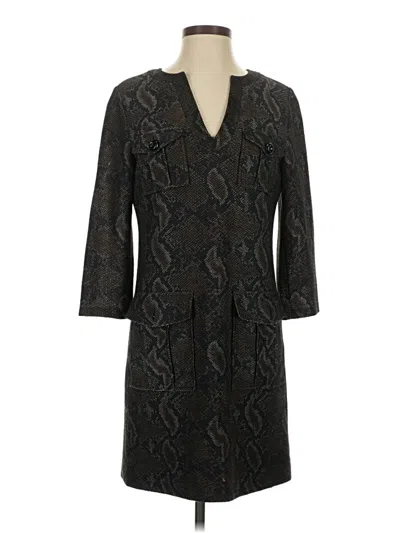 Pre-owned W By Worth Casual Dress In Gray