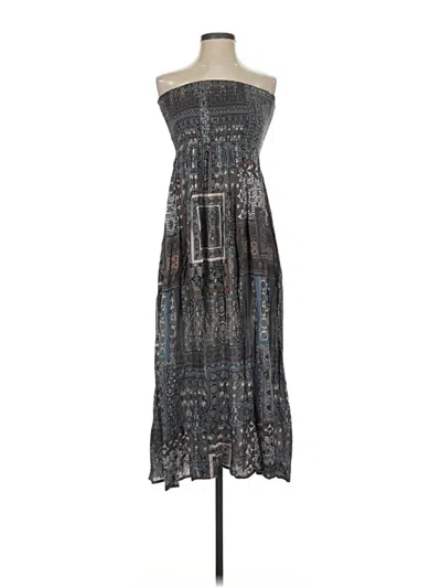 Pre-owned W By Worth Casual Dress In Gray