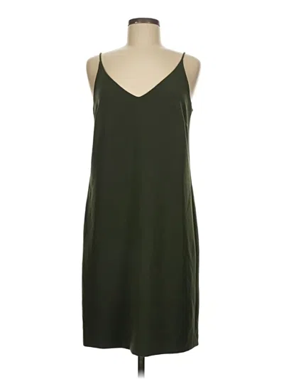 Pre-owned W By Worth Casual Dress In Green
