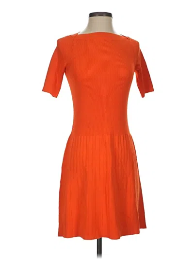 Pre-owned W By Worth Casual Dress In Orange