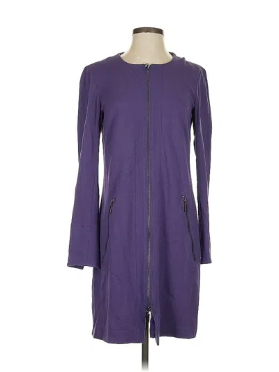 Pre-owned W By Worth Casual Dress In Purple