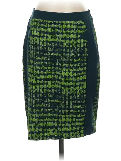Pre-owned W By Worth Casual Skirt In Green