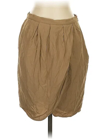 Pre-owned W By Worth Casual Skirt In Tan