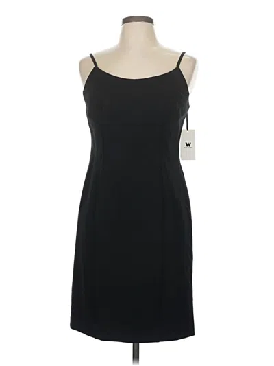 Pre-owned W By Worth Cocktail Dress In Black