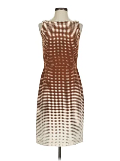 Pre-owned W By Worth Cocktail Dress In Brown